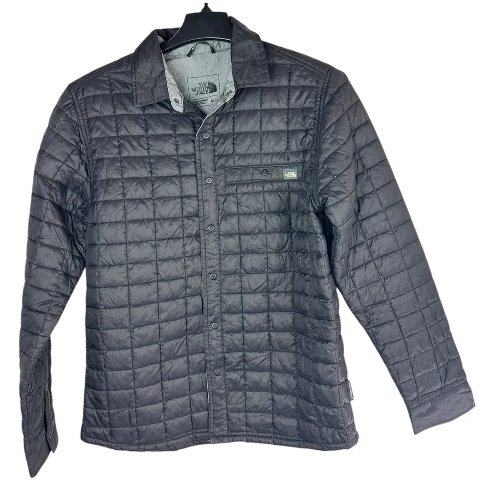 The North Face Thermoball Eco Shirt Jacket Black Men's Medium *Company Logo* - Picture 3 of 15